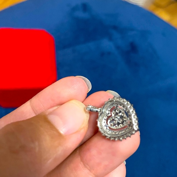 Heart Diamond Necklace - Picture 4 of 7